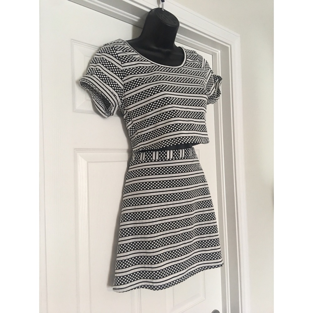 Two-Piece Mini Skirt Set